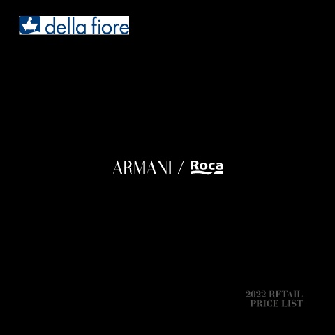 roca - listino armani 2022